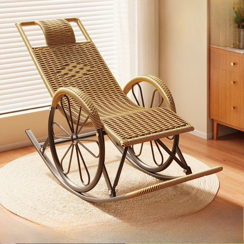 Скандинавское комфортное кресло с откидной спинкой современный дизайн