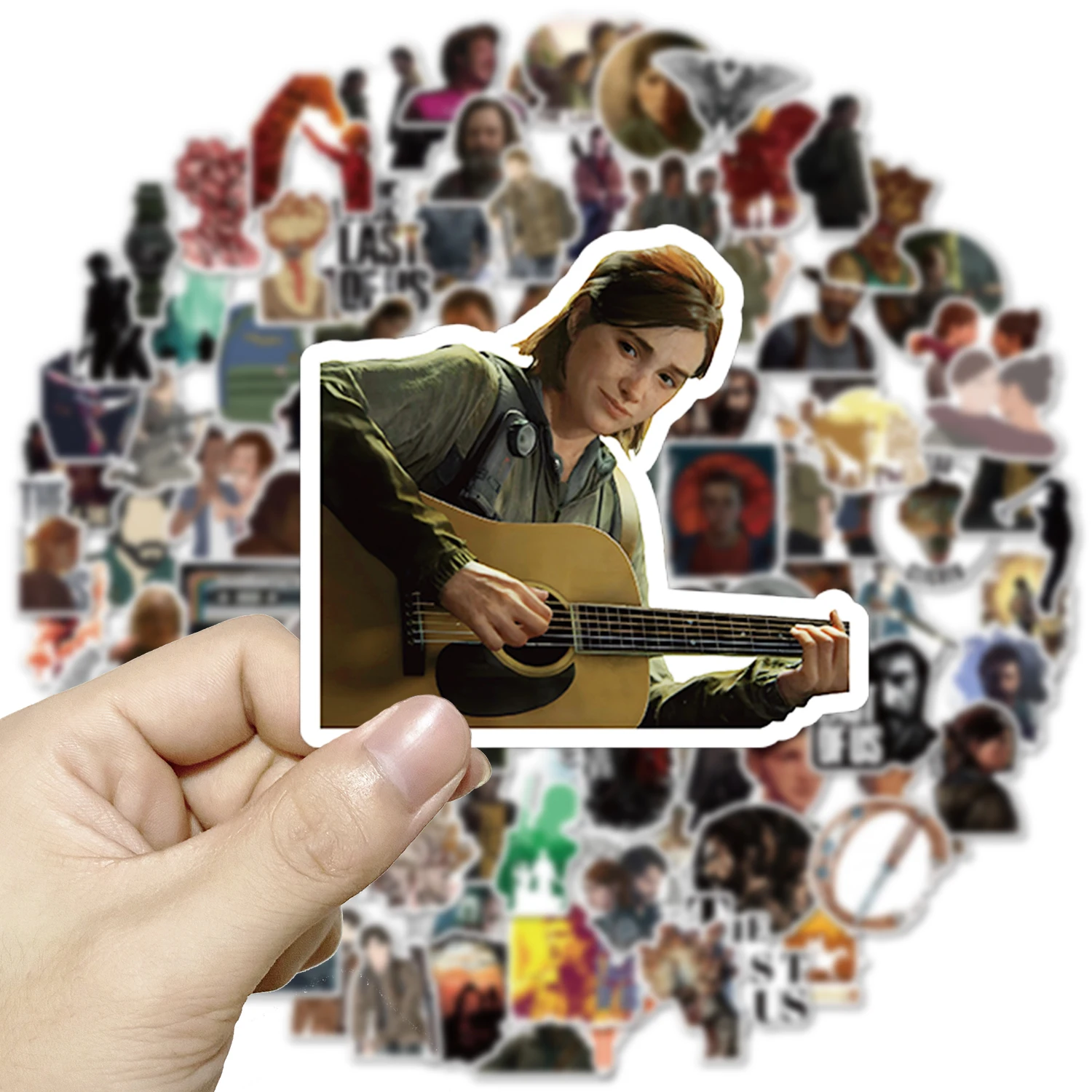 10/50pcs Hot Game the Last of Us 2 Stickers Toy Children Toy Skateboard Helmet Phone Car Tv Show Vinyl Stickers Joel Abby Decal