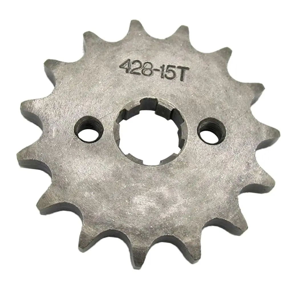 6x15T 428 цепь/шаг передняя Звездочка Cog /Trail/Внедорожный велосипед ATV 17 мм