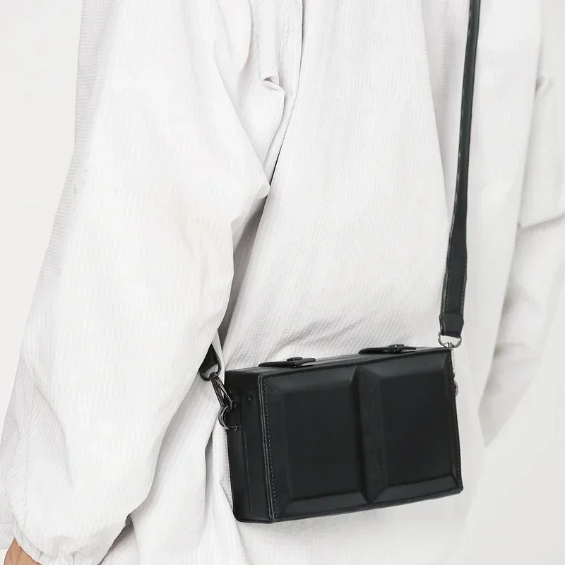 Мужская сумка через плечо из ПУ кожи 2024