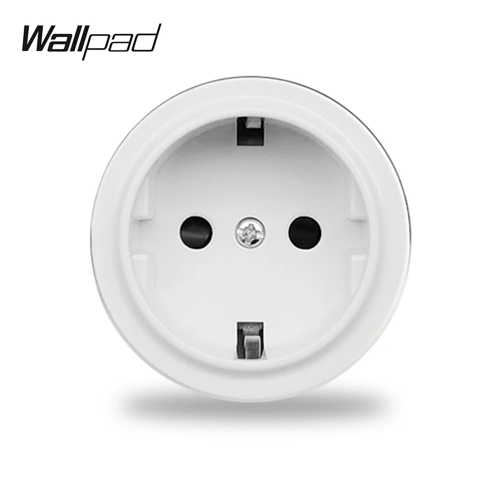 

Wallpad электрическая розетка L6 черная/белая