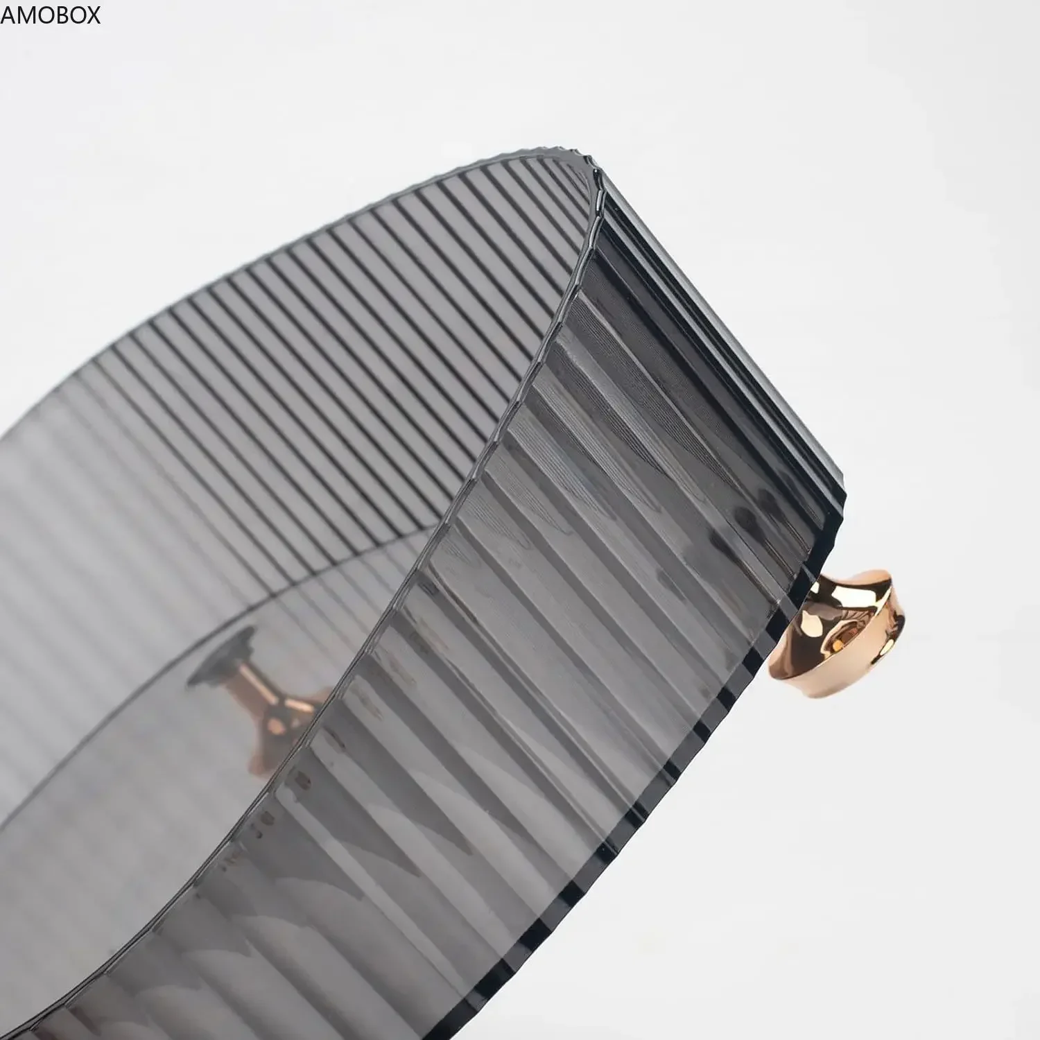 Прозрачная настольная коробка для хранения духов большой емкости лоток