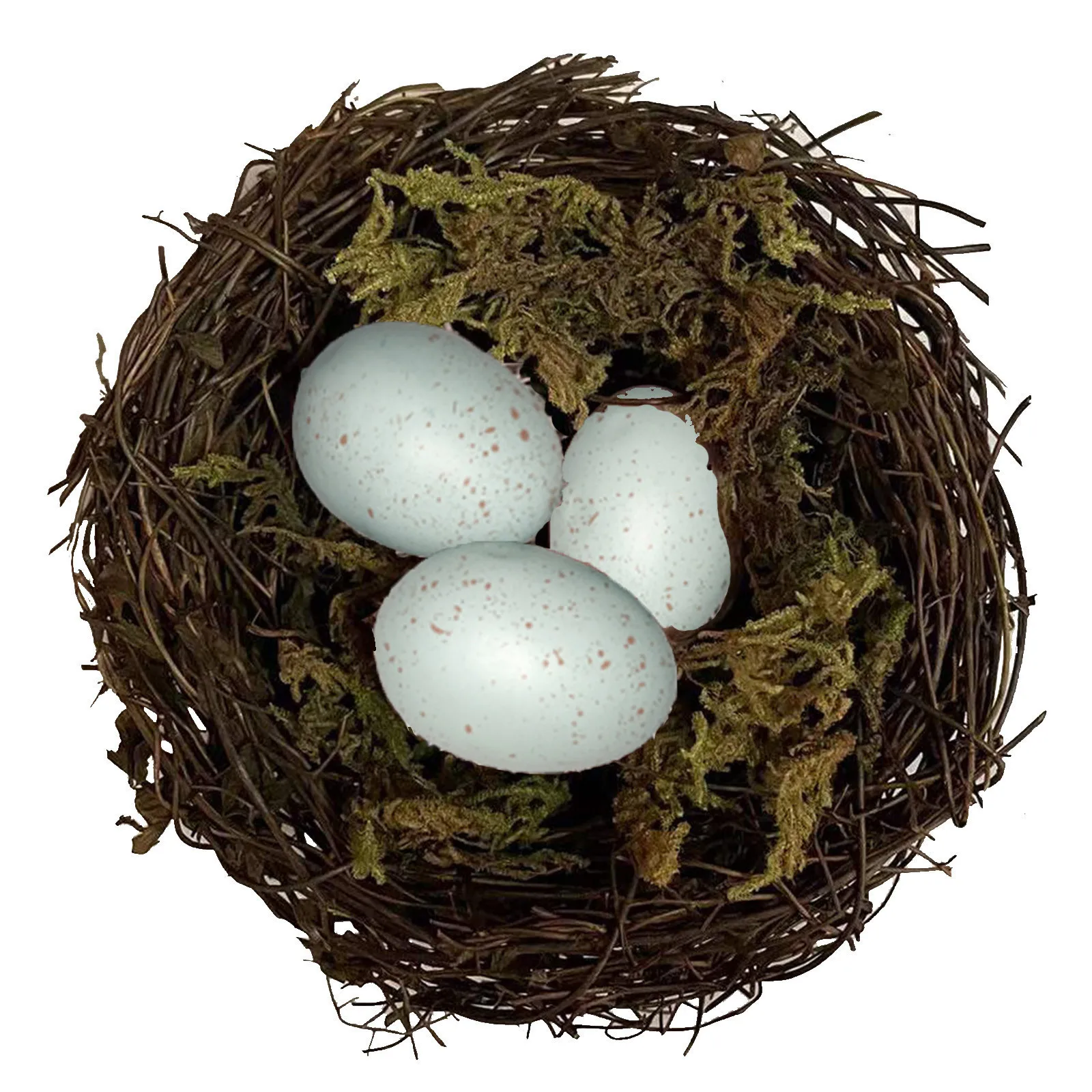 

Пасхальные украшения, яйца, гнезда, имитация ротанга, птичьи гнезда, птичьи яйца, пасхальные домики, яйца, металлические украшения для улицы