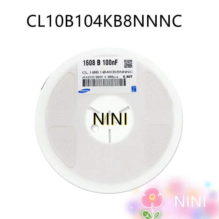 4000 шт./лот CL10B104KB8NNNC 50V 100NF ± 10% X7R 100% Новый оригинальный | Электроника