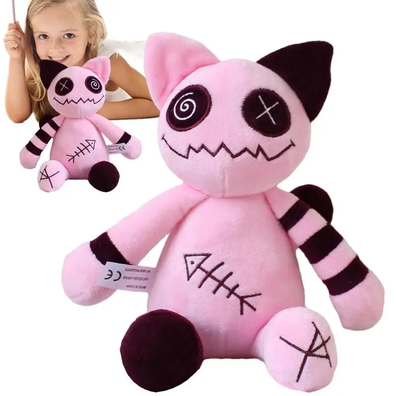 

Милый Кот, плюшевые игрушки, милая мягкая кошка-зомби 25 см, набивные куклы для девочек, мальчиков, кошки, плюшевая игрушка для детей, подарок ...