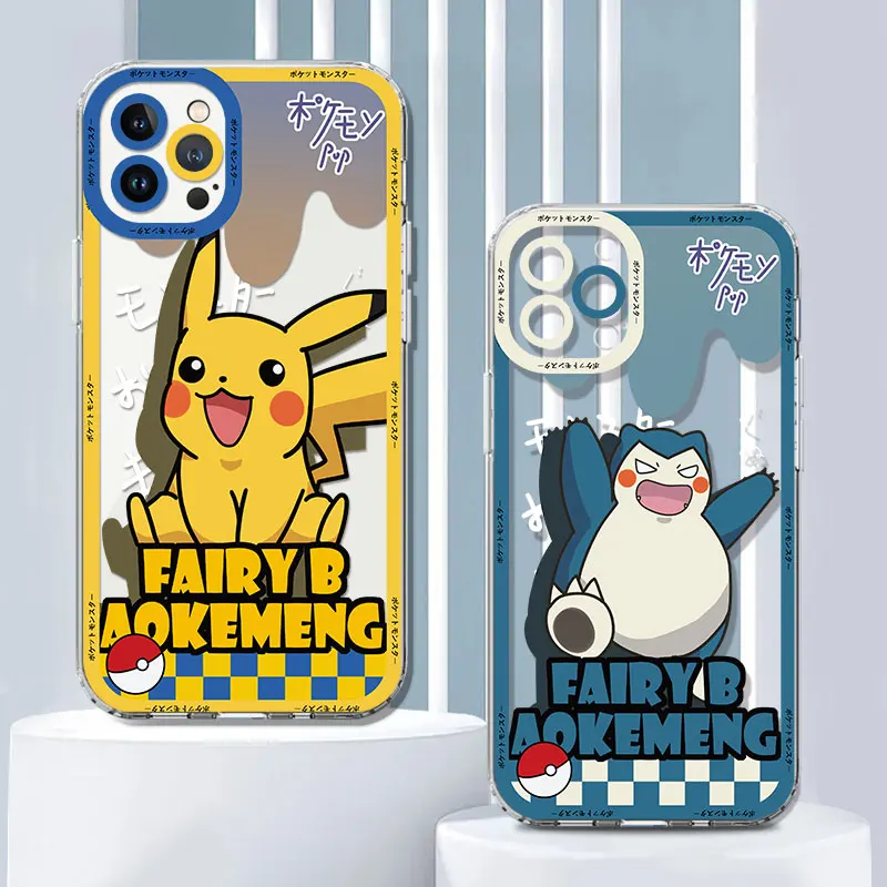 Мягкий силиконовый чехол с покемоном для OnePlus 8 8T 9 9T 10 Pro 9R 9RT Nord One Plus 1 + прозрачный