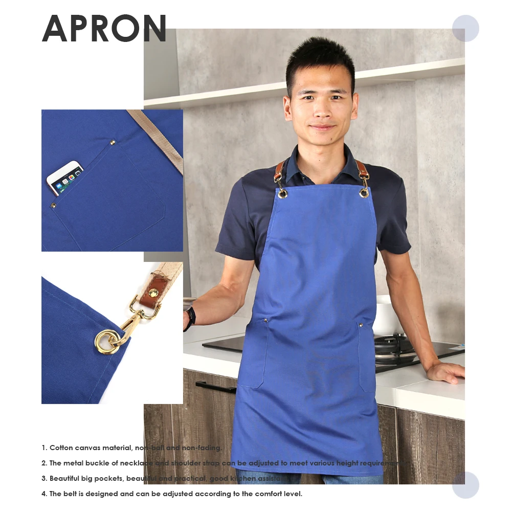 

Простой кухонный фартук унисекс, не спадающий, без рукавов, водонепроницаемые инструменты для уборки дома