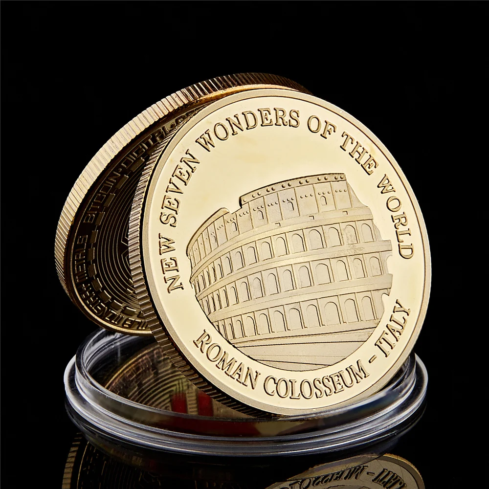 

Памятная монета SMJY Семи чудес света Римский Колизей