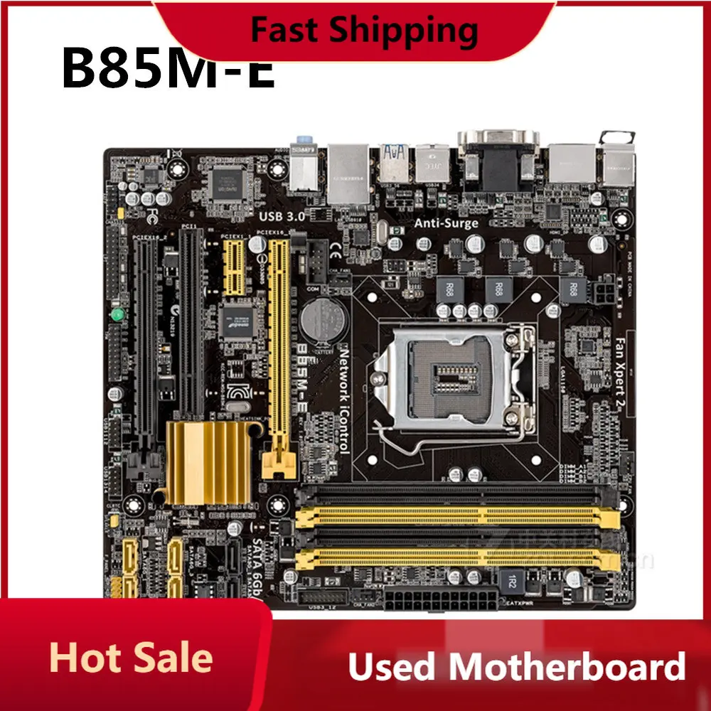 Используется для семейной настольной материнской платы B85 Socket LGA 1150 i3 i5 i7 DDR3 32G Micro