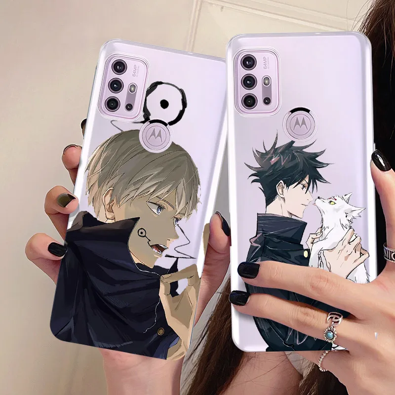 

Jujutsu Kaisen Phone Case for Moto G60 G7 G8 G9 Play Power G22 4G EU G30 G20 G10 One Vision Zoom Action G Stylus 2021 Pure Cover