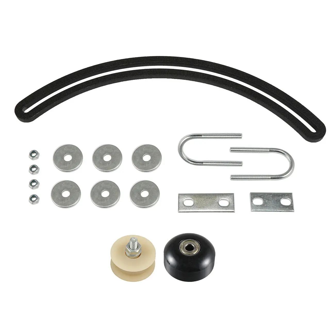 

Натяжитель цепи натяжного шкива арочного натяжного шкива (2 колеса) для 2-тактного моторизованного велосипеда 66cc 80cc, двухколесный натяжитель гусеничной цепи и колесо цепи