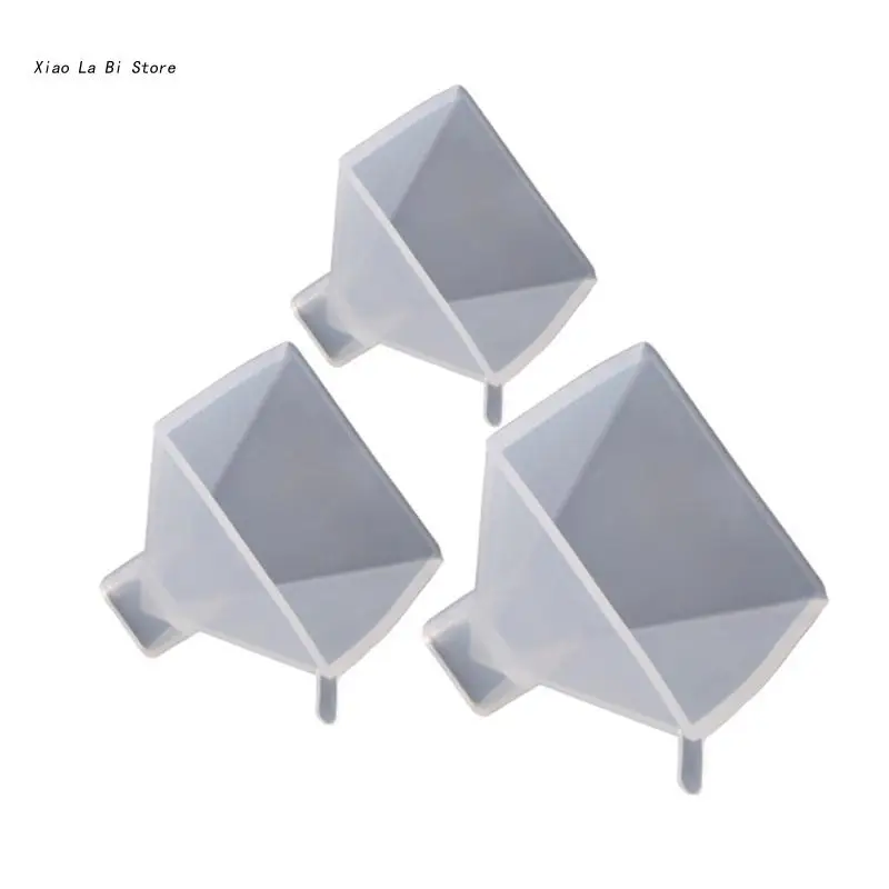 

XXFD Silicone Pyramid Molds Mold Pyramid Resin Ornaments Mold