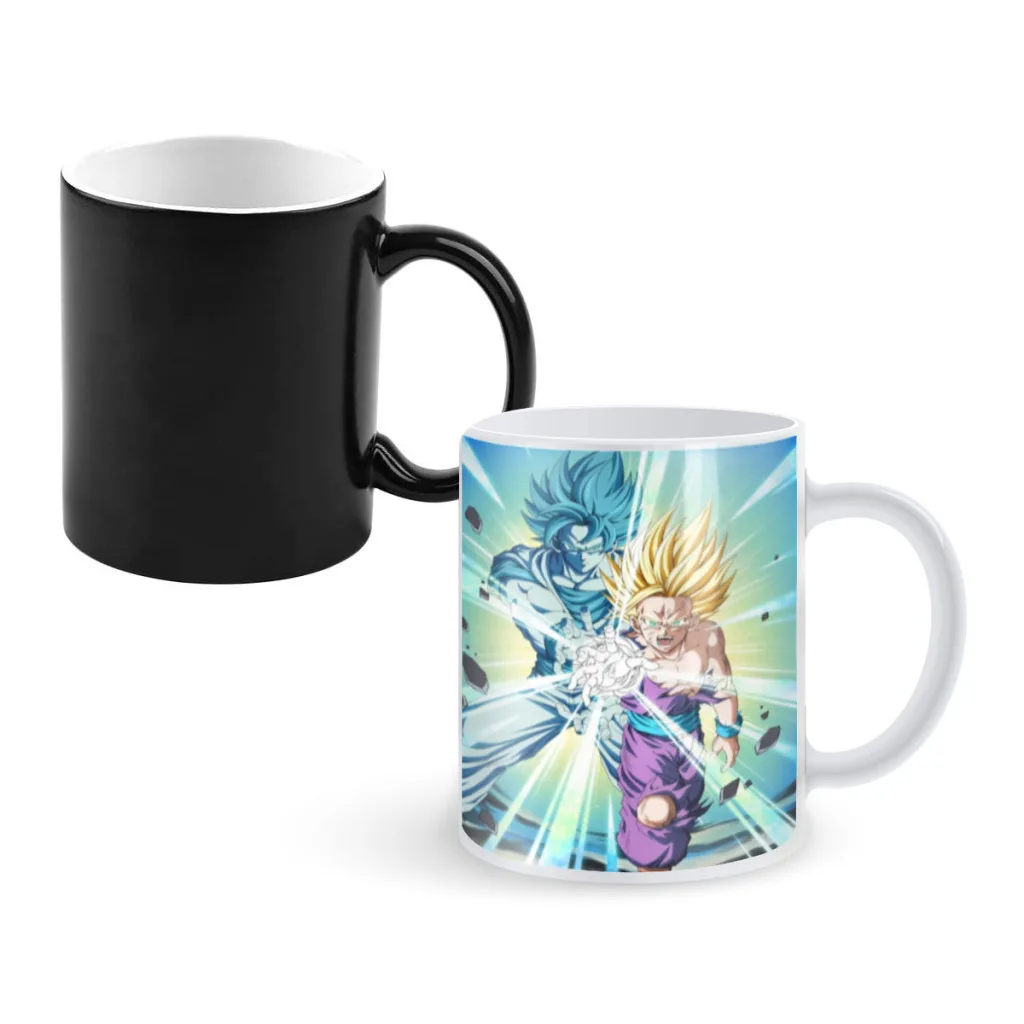 

Super-Saiyan-Creative-Creative Ceramic Coffee Mugs Heat Color Changing Milk Tea Cup ColorCup for Birthday Gifts