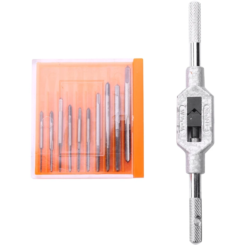 

11 шт./лот M1 M1.2 M1.4 M1.6 M1.7 M1.8 M2 M2.5 M3 M3.5 мини-Резьбовой Набор, ручной резьбовой проводной резьбонарезающий Метчик