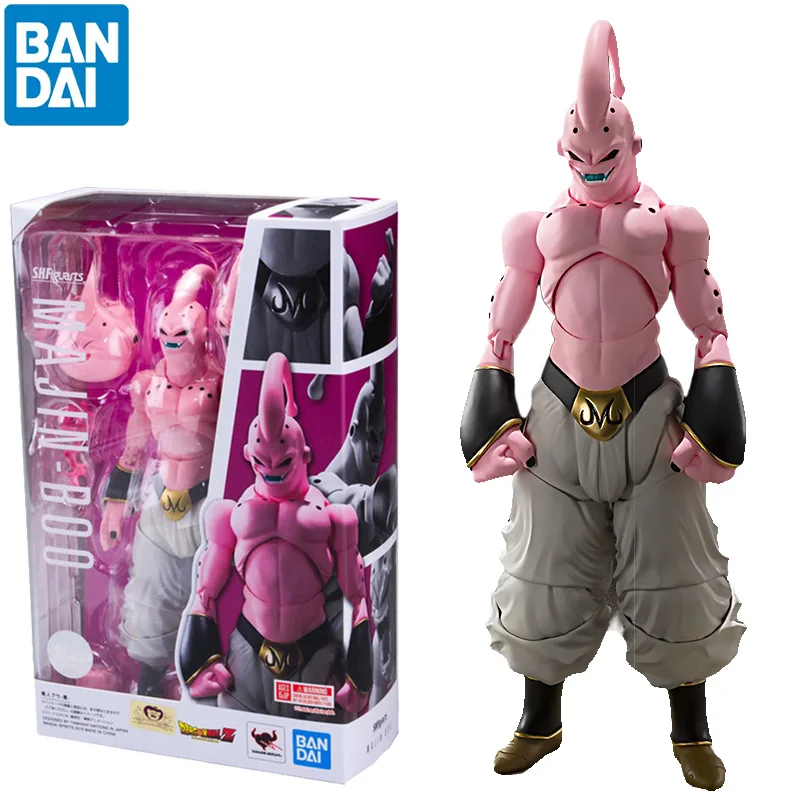 

In Stock Original BANDAI SPIRITS S.H.Figuarts DRAGON BALL Z Majin Buu Evil Anime Figure Model Collecile Action Toys Gifts