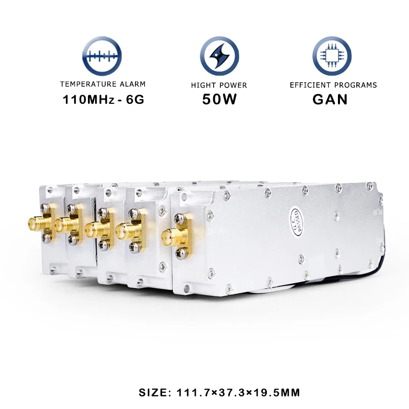 Циркулятор 50 Вт 300-400 МГц 433 500-600 5 8G модуль дрона для DJI Drone FPV БПЛА RF усилитель
