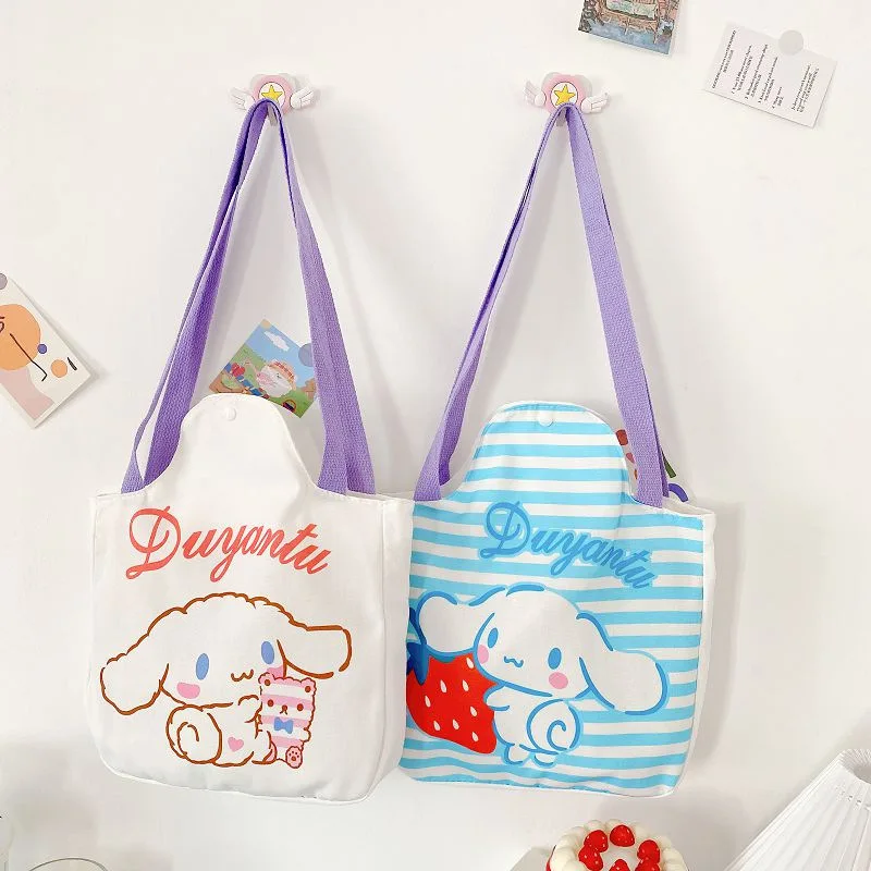 

The new Cinnamoroll Korean version of the Harajuku style student large-capacity shoulder bag cute cartoon cartoon canvas bag