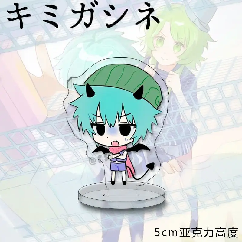Фото Your Turn To Die -Death Game By Majority Plate Desk Decor Hiyori Sou Standee Collection Ornament Accesorios Зеленая акриловая кукла №2