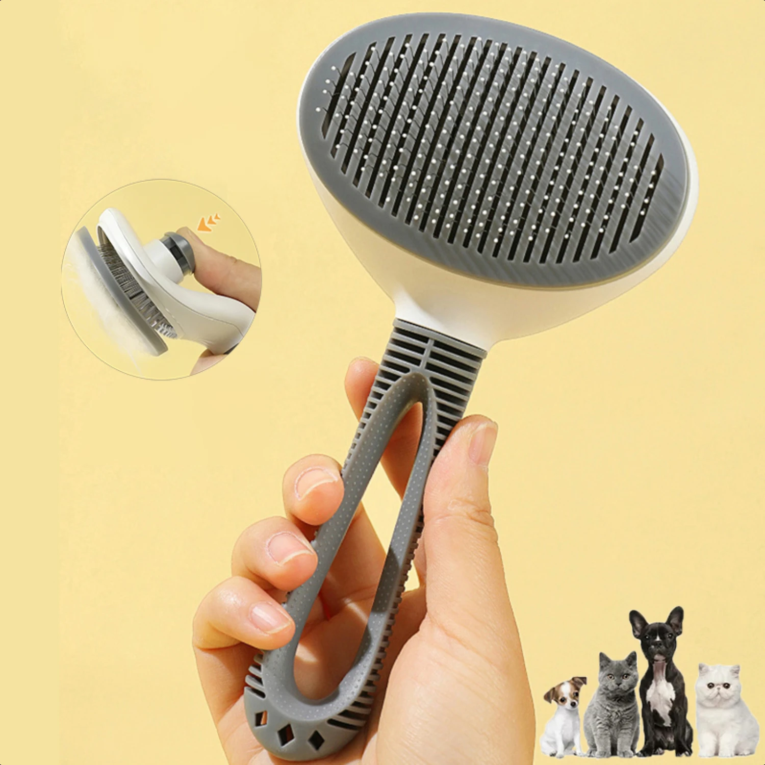 Efficient Premium Professional Floating Hair Remover Combs for Cats - Essential Grooming Supplies Your Beloved Feline. Tru