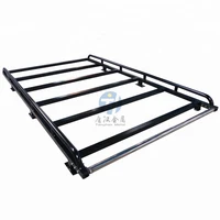 black overhang full size cab roof rack cargo ladder for aluminum ute canopy
