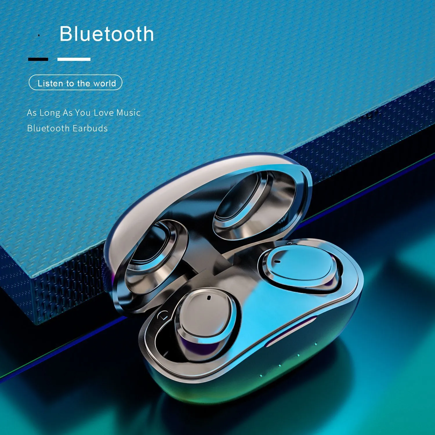 

Bluetooth 5,0 наушники с зарядным устройством, беспроводные наушники, стерео спортивные водонепроницаемые наушники-вкладыши, гарнитура с микроф...