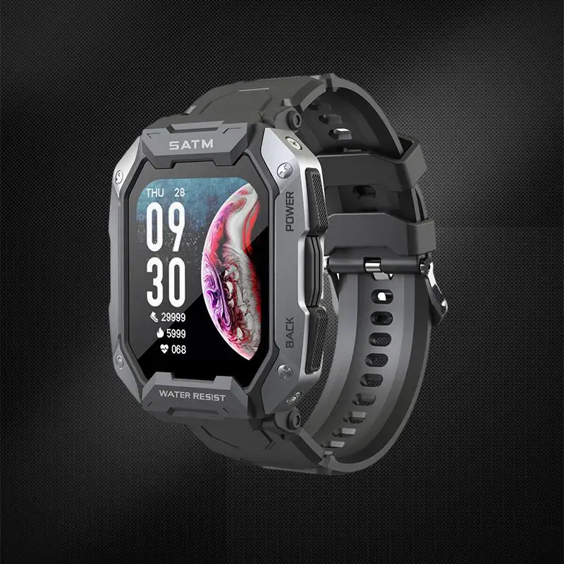 

Intelligent Watch C20 Three-Proof Sports Smart Watch 1.71 inch Multi-Scene Sports Mode Smart Watch 380mAH Three-Proof Intellige