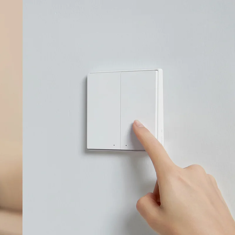 Фото Умный настенный переключатель Aqara D1 Zigbee, беспроводной ключ, кнопка дистанционного управления, умный дом для Mi HomeKit, приложение №5