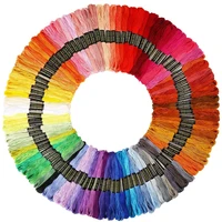 multicolor embroidery thread floss cotton for cross stitch threads bracelet yarn craft diy skein kit diy knitting tools