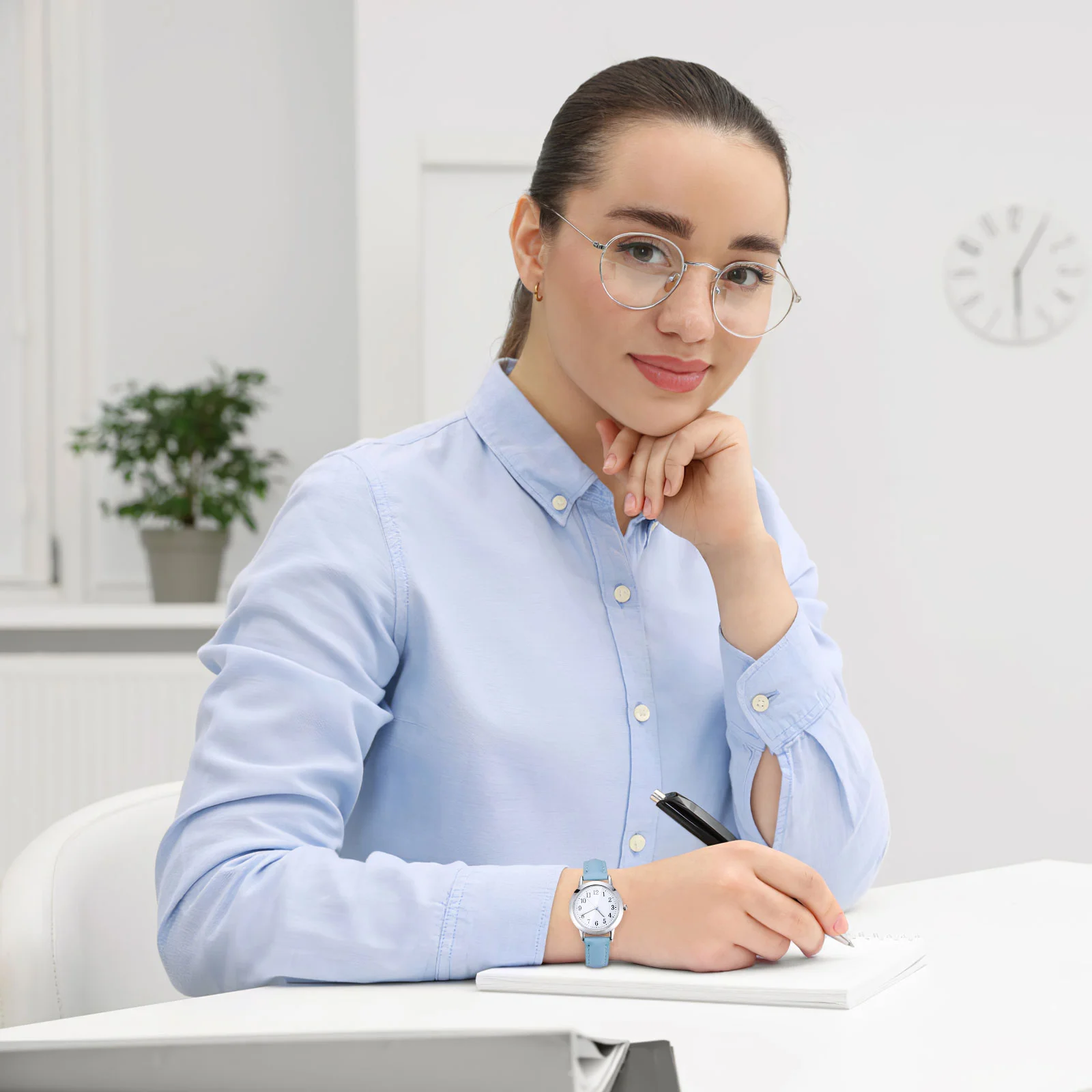 Модные женские часы из искусственной кожи с ремешком повседневные наручные