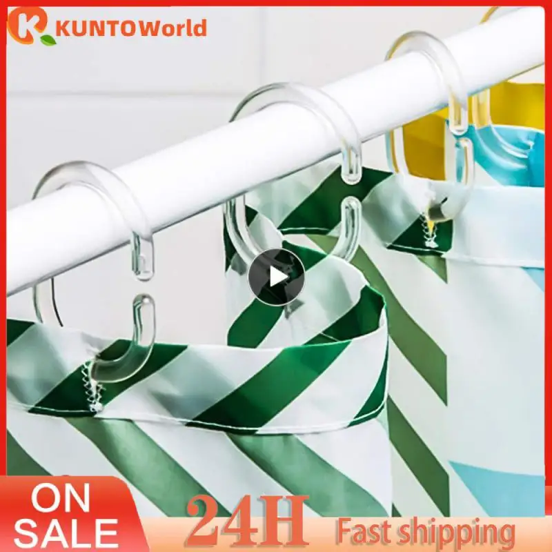 

1~10PCS Distorted At Will Bathroom Hook Boxed Hanging Ring Universal Size Easy To Install Rail Hook Household Products