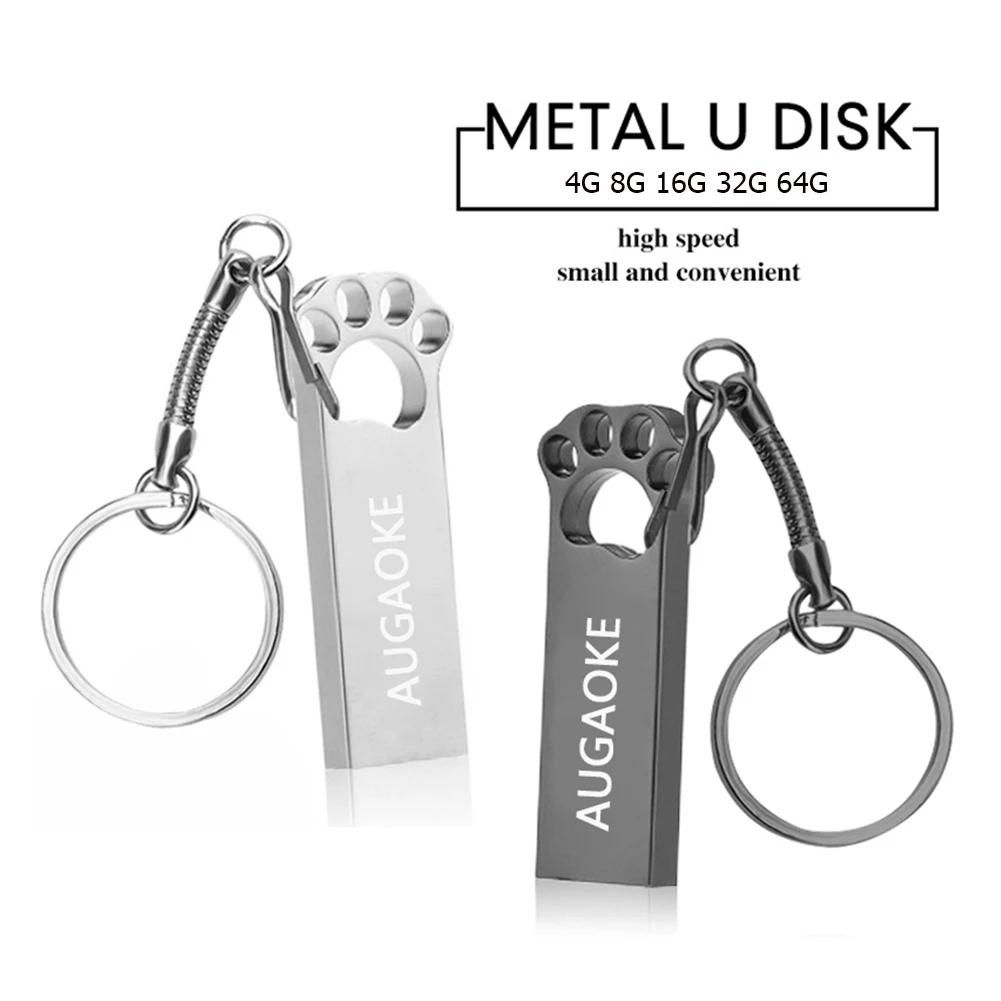 

USB-флеш-накопитель с кошачьими крапанами, 4/8/16/32/64 ГБ, USB 2,0