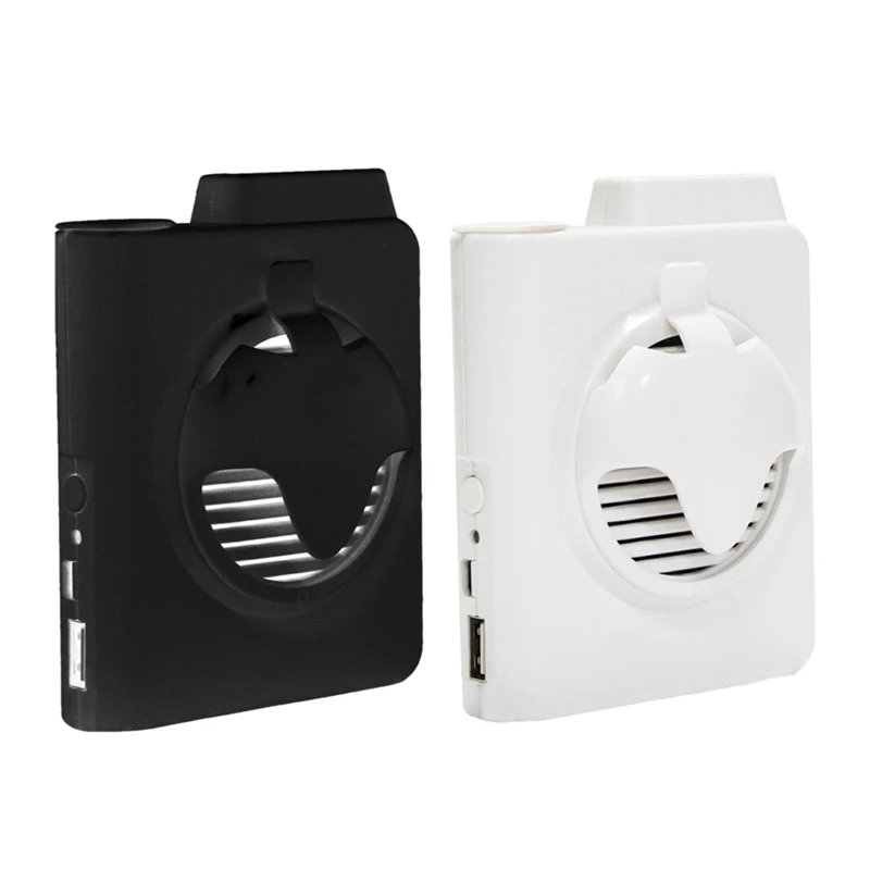 

USB Rechargeable Waist Clip Fan, Working Cooling Fan Personal Neck Fan For Traveling Outdoor Office (5000Mah)