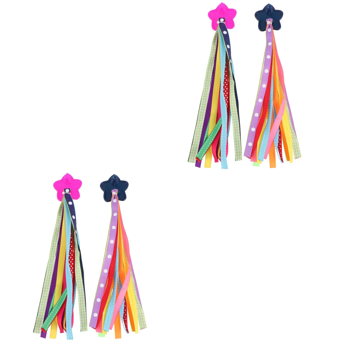 

Handlebar Bikeribbon Scooter Streamers Tassels Tassel Ribbons Kid Accessories Grips Baby Rainbow Carrierstreamer Trike Handgrip