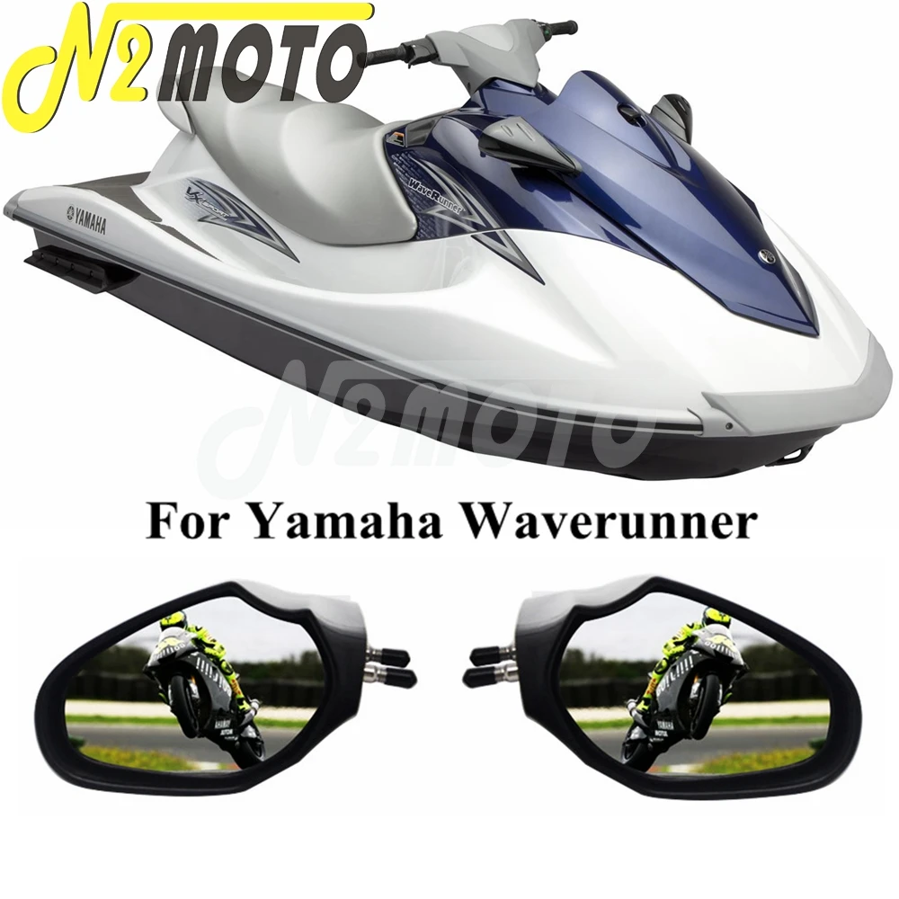 Motorboat Jet Ski Rearview For Yamaha PWC WaveRunner VX 110 Deluxe VX110 Cruiser Sport Yacht Side Rear View Mirrors Accessories