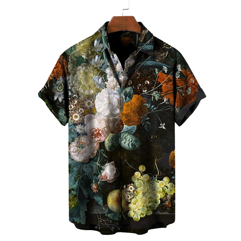 

2022 хиппи Корейская версия красивые узоры в городском стиле воротник мужской подходит дешево Лидер продаж Harakuju искусство особенный стиль