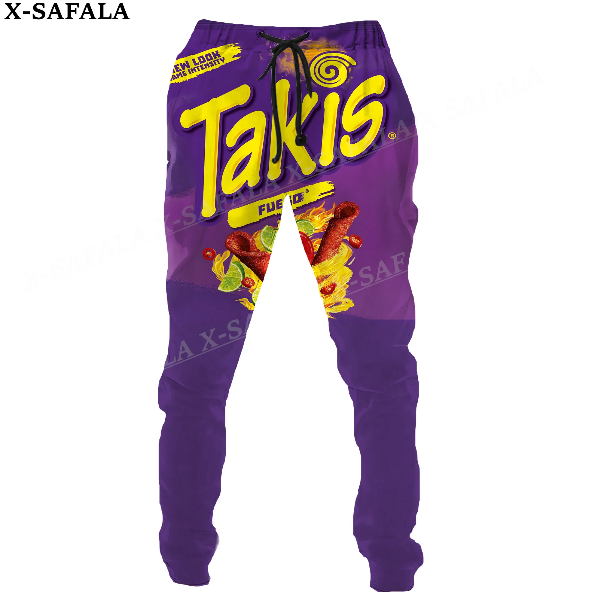 Новинка забавные штаны Takis Food с 3D принтом мужские и женские спортивные Длинные