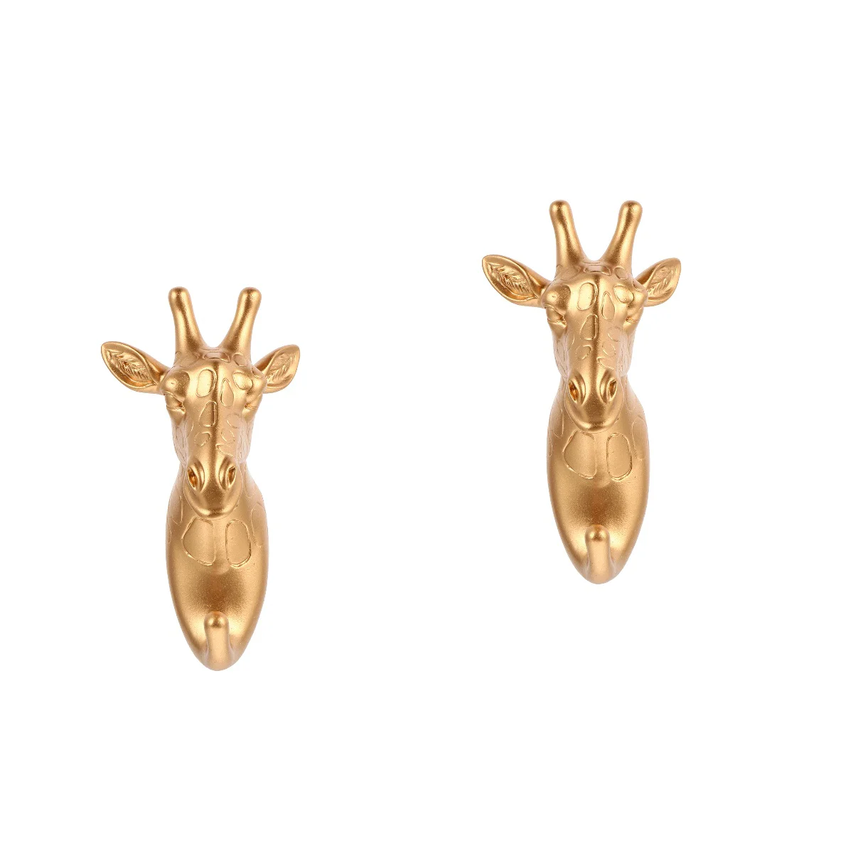 

Hook Head Animal Wall Decorative Hooks Single Hangers Hanger Decor Giraffe Hanging Retro Unique Adhesive Storage Coat Towel Home