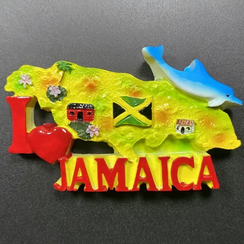 Северная Америка Ямайка 3D магниты на холодильник туристические сувенирные