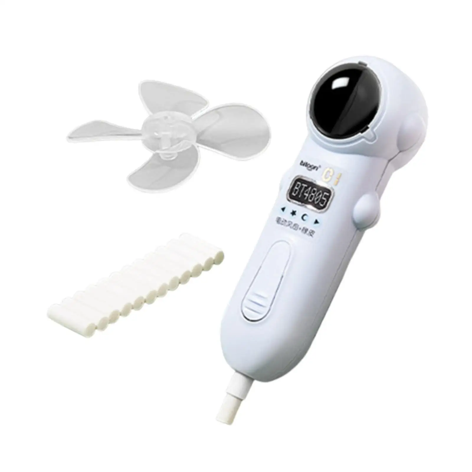 

Electric Eraser with 12 Refills Accessory Automatic Eraser with Fan Blade for Drafting Writing Painting Office Sketching