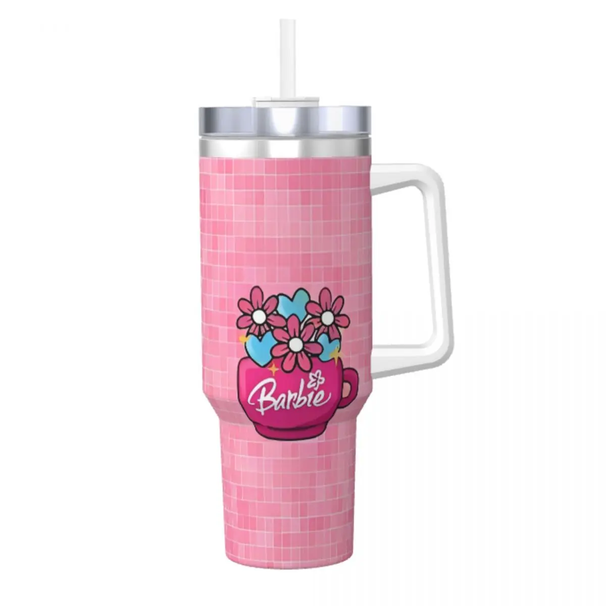Barbie Miniso стакан из нержавеющей стали дорожные кружки чашка 40 унций кофейная