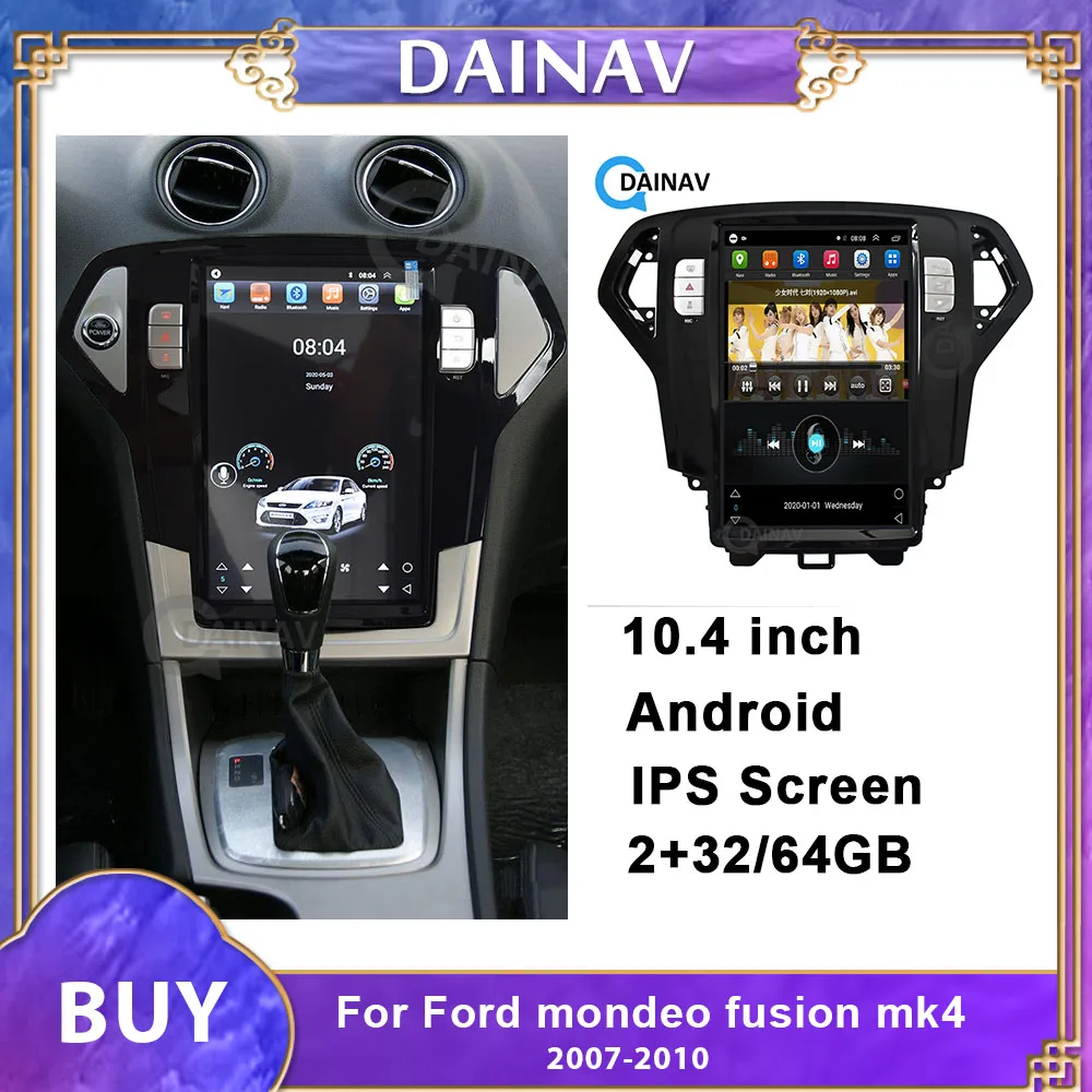 Автомобильный мультимедийный видеоплеер с сенсорным экраном стерео для FORD mondeo