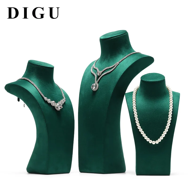 

Вельветовая Подвеска для ожерелья, реквизит для демонстрации, стойка для ювелирных изделий на шею, стойка для демонстрации ювелирных издел...