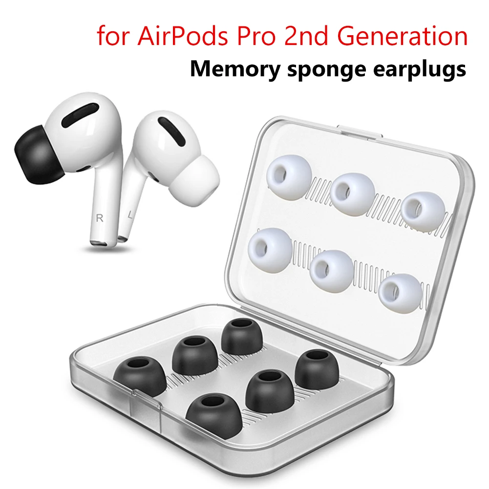 

6 пар, силиконовые противоскользящие амбушюры для AirPods Pro 2-го поколения 2022