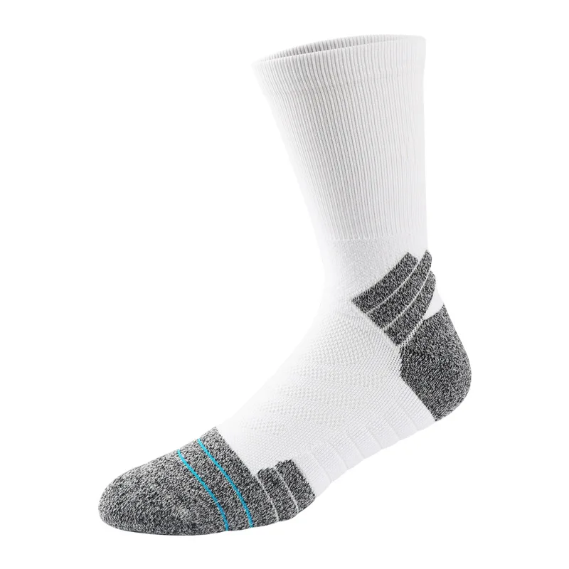 Basketball Ball Elite Basketball Sock Men's And Women's Medium  Thickened Towel Bottom Sweat Absorbing Breathable Non Slip Sport