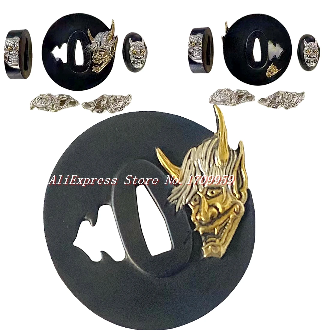 Медная Посеребренная/Золотая защита японский самурайский меч защитная накладка