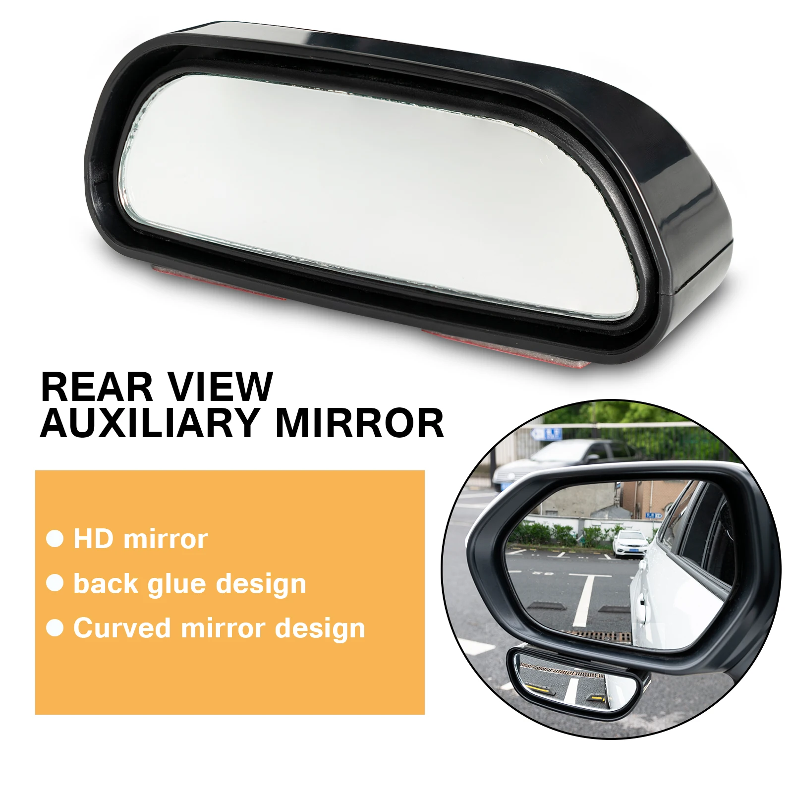 

Car Blind Spot Mirror Auto Parking Convex Mirrors Blindspot Glass Rear View Rearview Car Wide Angle Mirror Road Safety Auxiliary