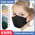 Корейские KN95 Детские маски FFP2 Mascarillas FPP2 для детей Morandi 4-слойная маска для лица FFP2MASK Mascarilla Infantil Mask