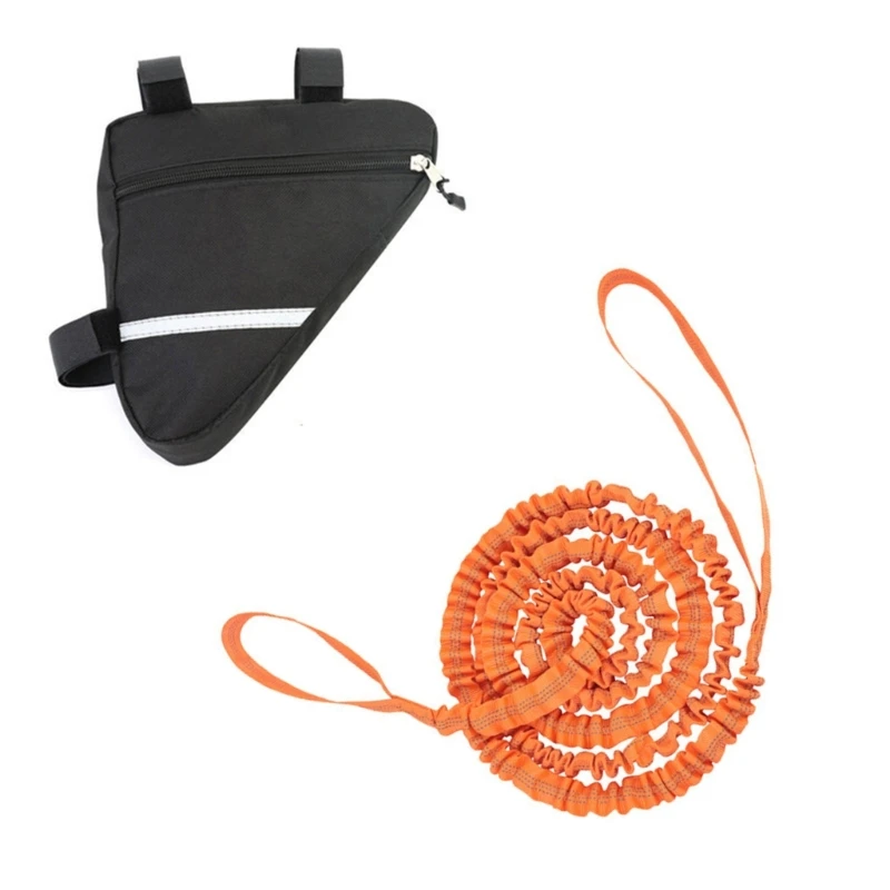 Нейлоновая веревка для велосипеда родителей и детей эластичный буксирный трос