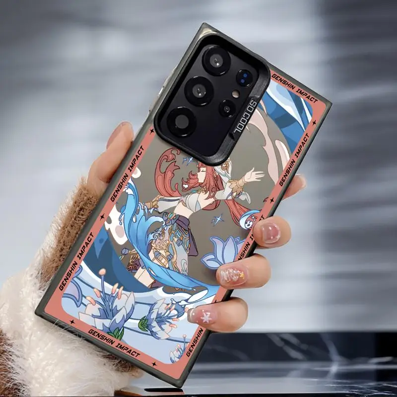 Мультяшные крутые Чехлы alhaiтэм Nilou для телефонов Samsung Galaxy S24 Ultra чехол S22 S20 FE S21 Plus