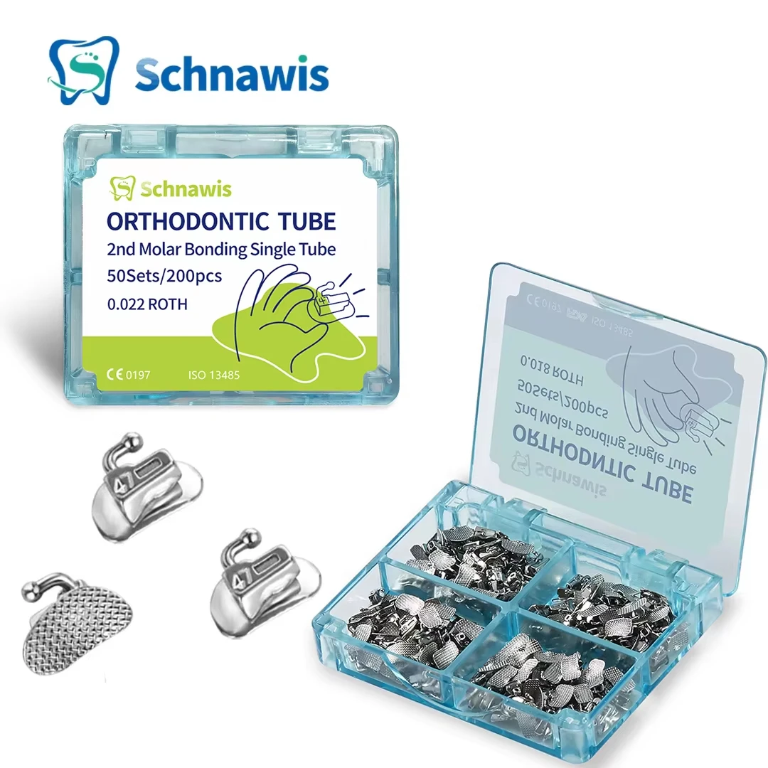 200 шт./коробка Стоматологические Ортодонтические нетрансформируемые зубные